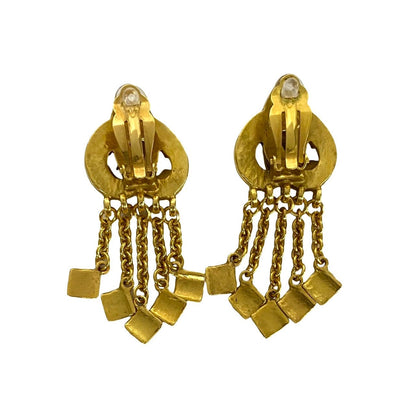 CHANEL Earring Gold Plated gold