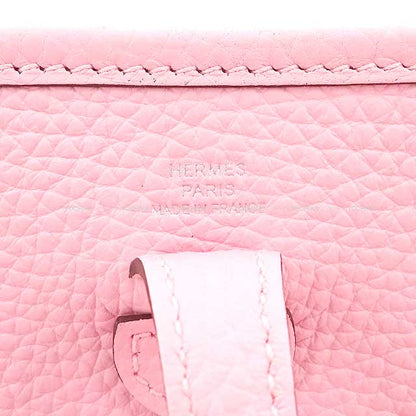 HERMES Shoulder bag Evelyne 16 TPM Rose Sakura Taurillon Clemence Silver HW Stamp