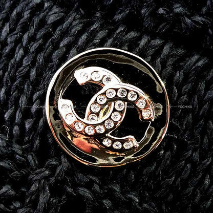 2024 NEW Chanel One‐piece dress Coco button With pocket Long dress Noir (Black) Viscose/Papier 34