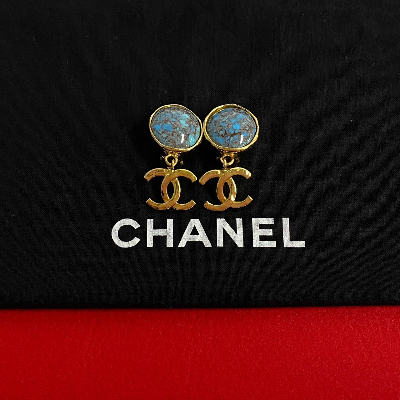 CHANEL Earring Gold Plated gold