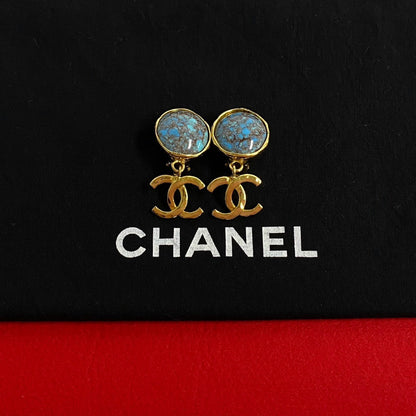 CHANEL Earring Gold Plated gold