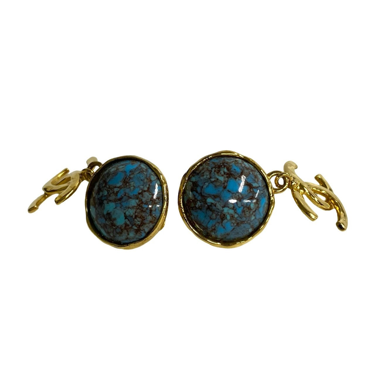 CHANEL Earring Gold Plated gold