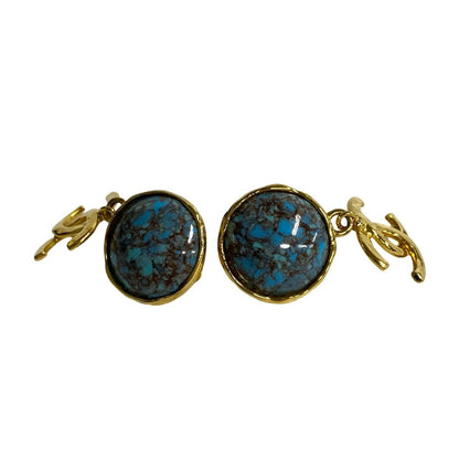 CHANEL Earring Gold Plated gold