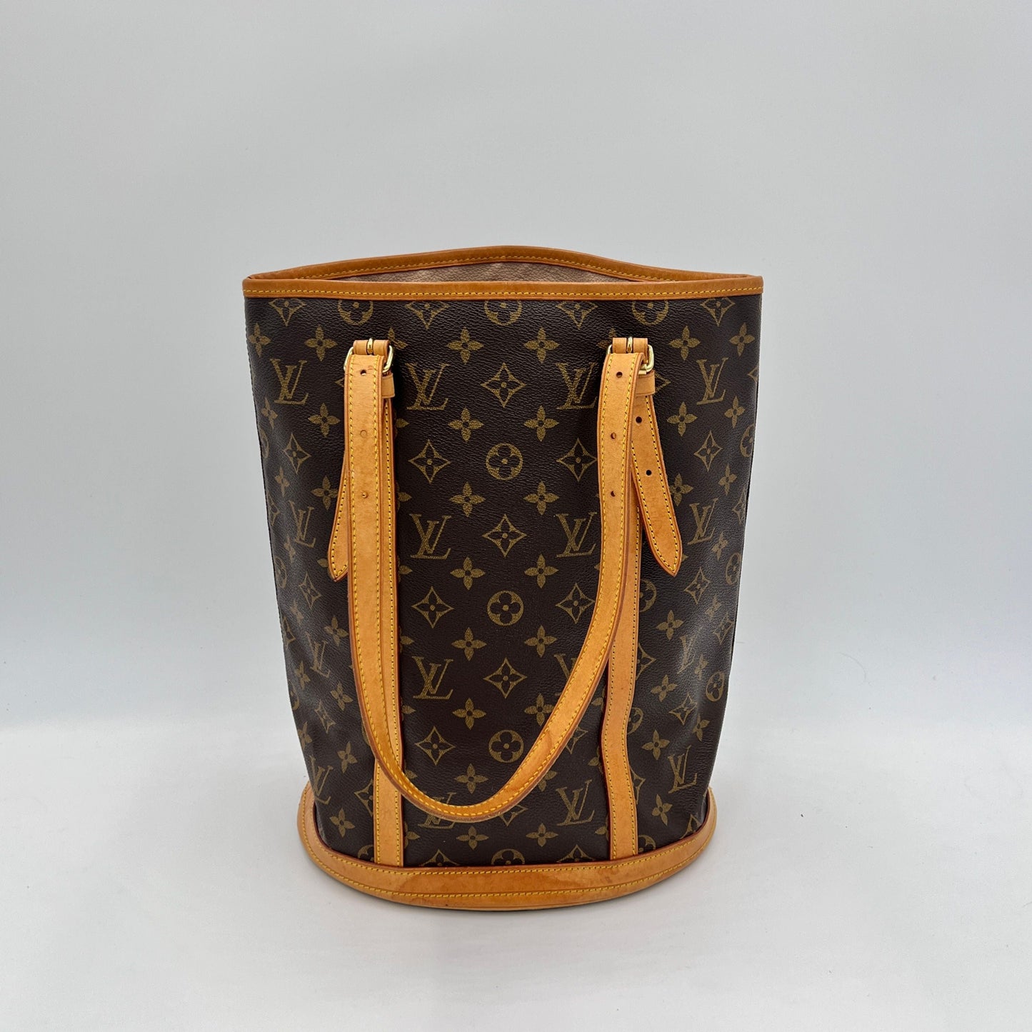 Louis Vuitton LV Monogram Bucket GM Vintage - Brown Bucket Bags, Handbags AG025O