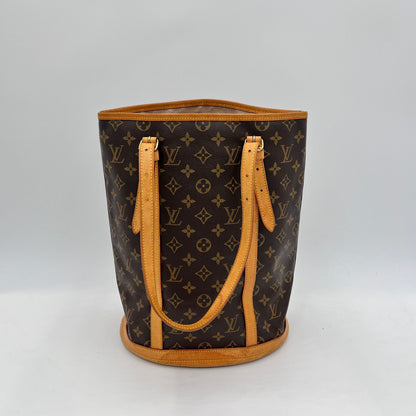 Louis Vuitton LV Monogram Bucket GM Vintage - Brown Bucket Bags, Handbags AG025O