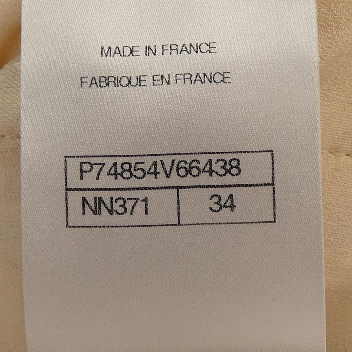 Chanel P74854V66438 Collarless Jacket