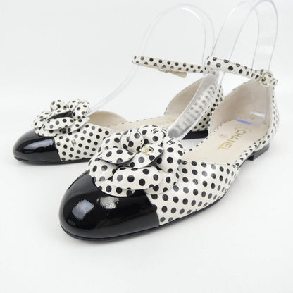 Chanel G45497B15869 Calfskin Patent Calfskin Shoes