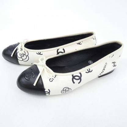 Chanel G39808Y56339 Lambskin Flat Shoes