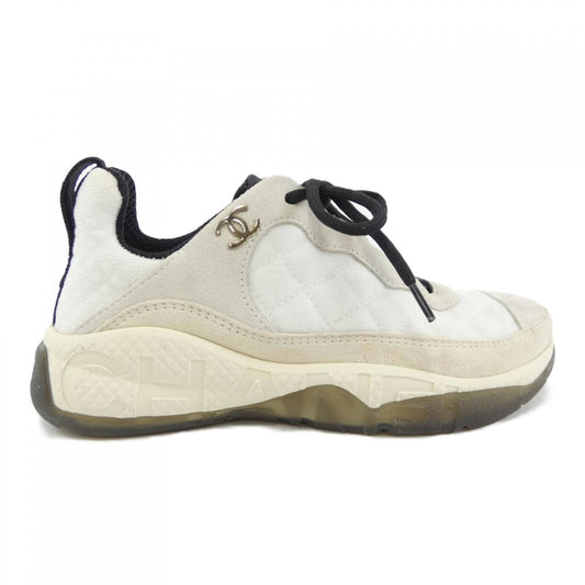 Chanel G38290Y55656 Mesh Suede Sneakers