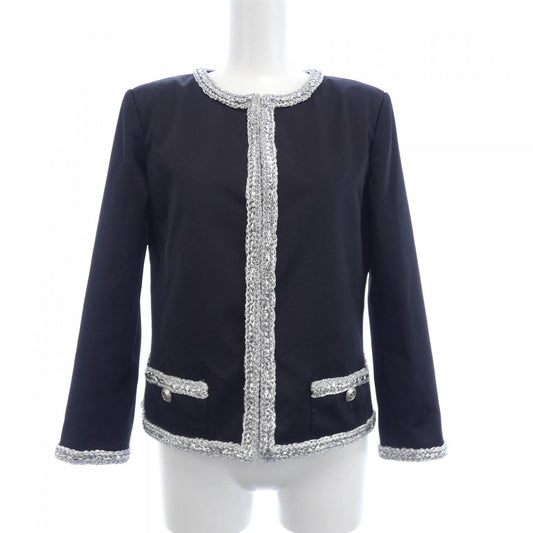 Chanel P64052V60050 Silk Collarless Jacket