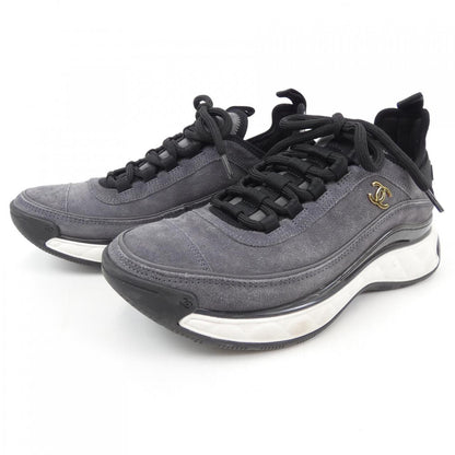 Chanel G45331B14494 Suede Calfskin Sneakers