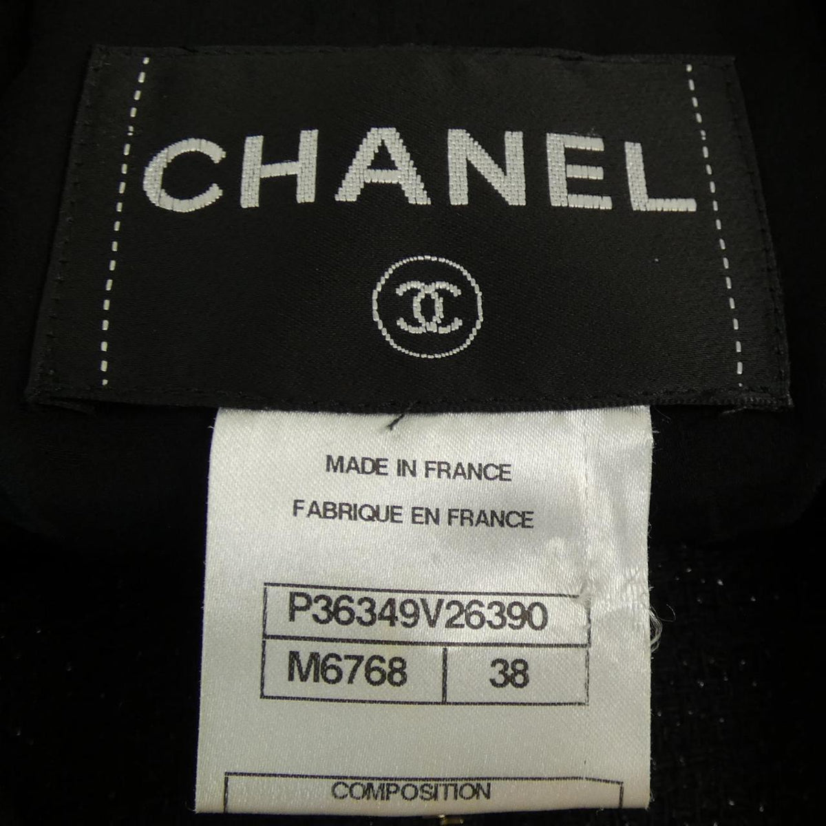Chanel P36349V26390 Collarless Jacket Jacket