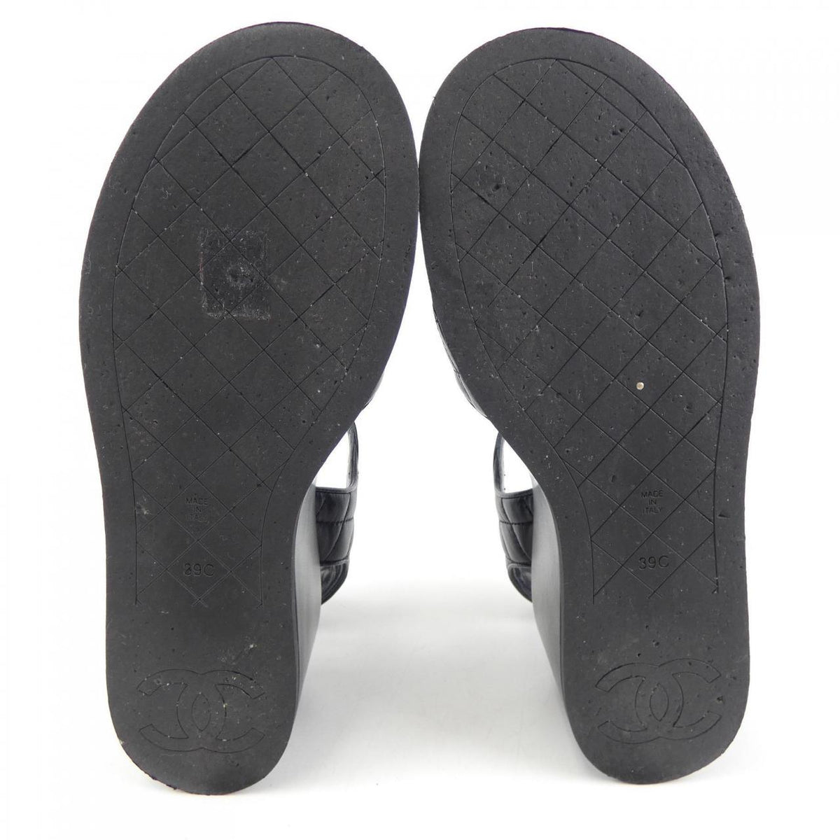 Chanel G39918X01000 Lambskin Sandals