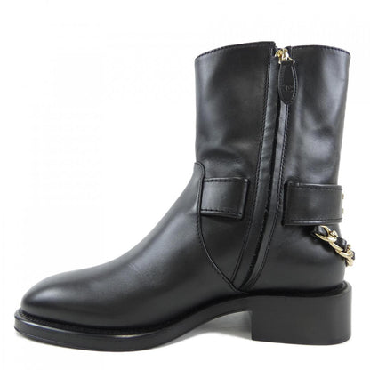 Chanel G39170X56609 Calfskin Metal Boots