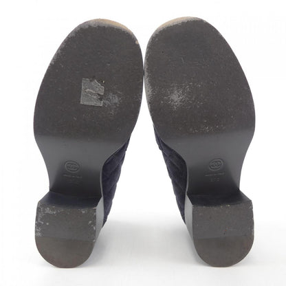 Chanel G39697B14700 Suede Calfskin Metal Shoes