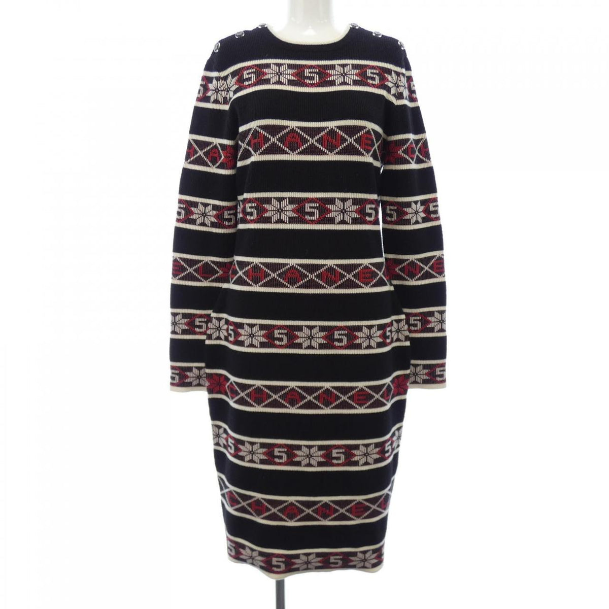 Chanel P62575K48044 Cashmere Dress