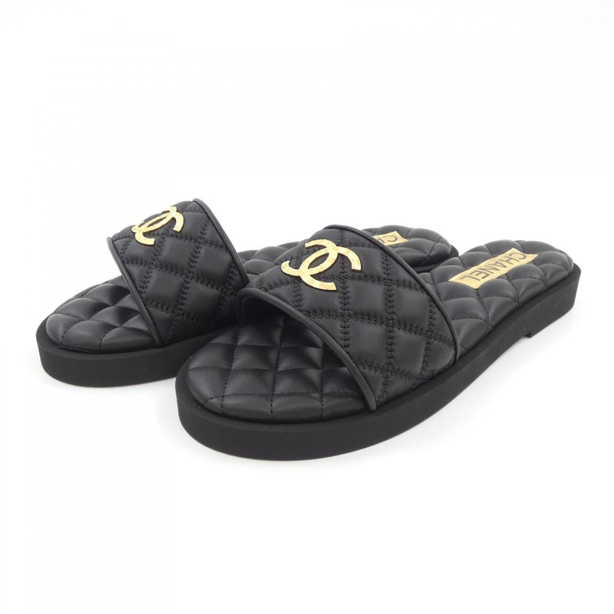 Chanel G45014X01000 Lambskin Sandals