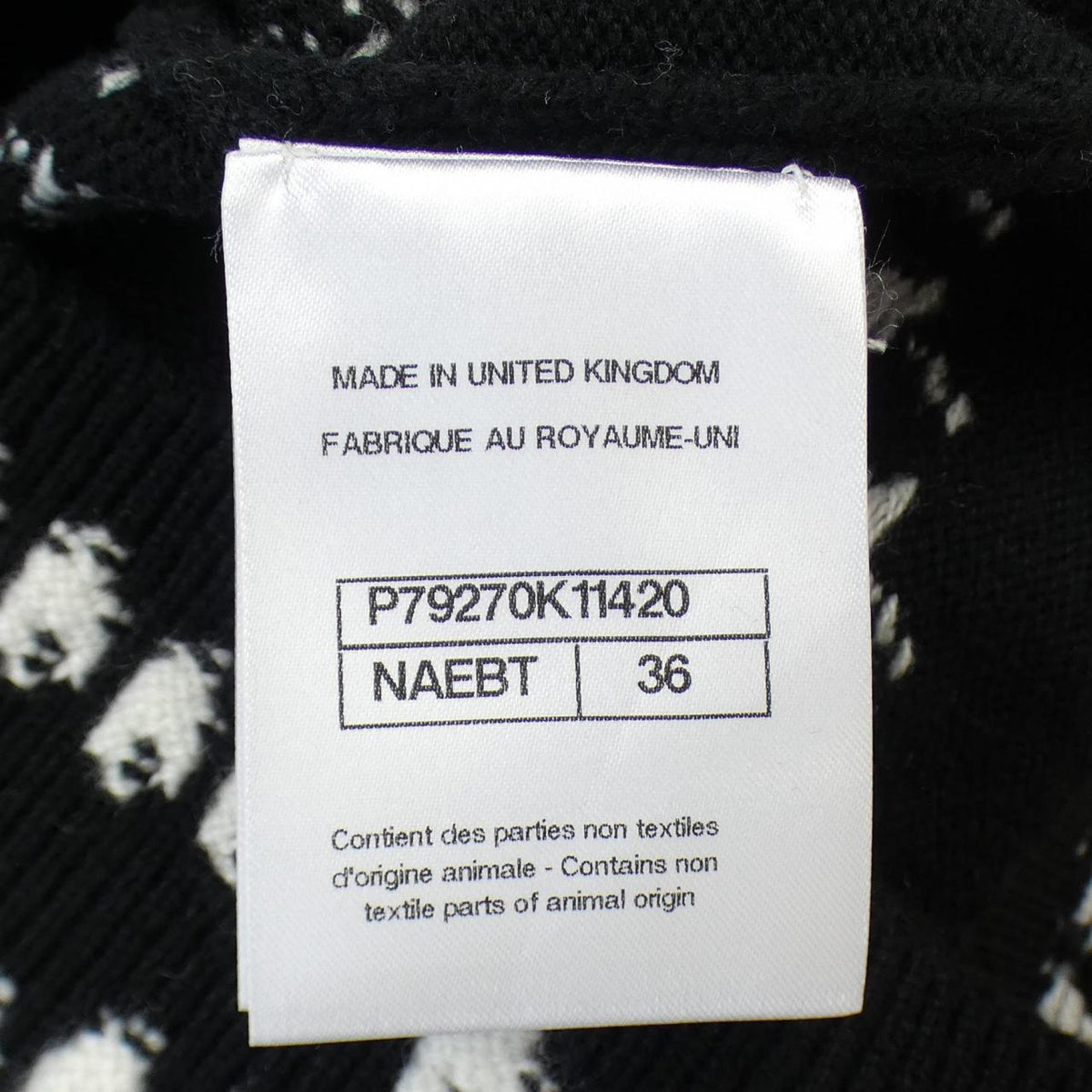 Chanel P79270K11420 Cashmere Cardigan