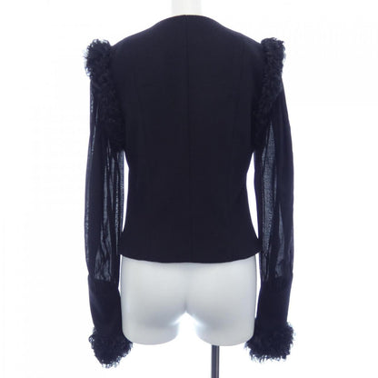 Chanel P36039W04332 09A 100% Cashmere Collarless Jacket