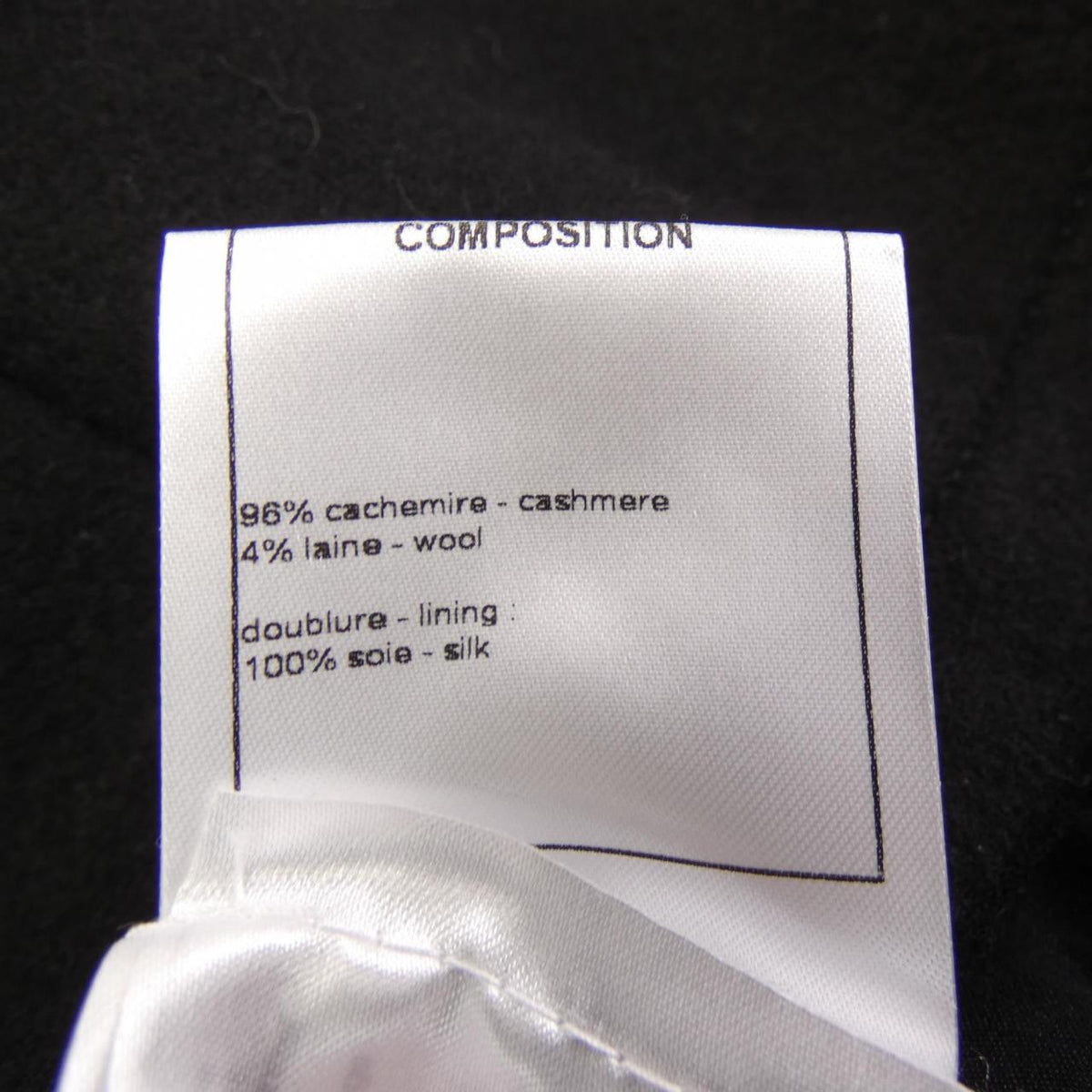 Chanel P54393V39114 Cashmere Peacoat