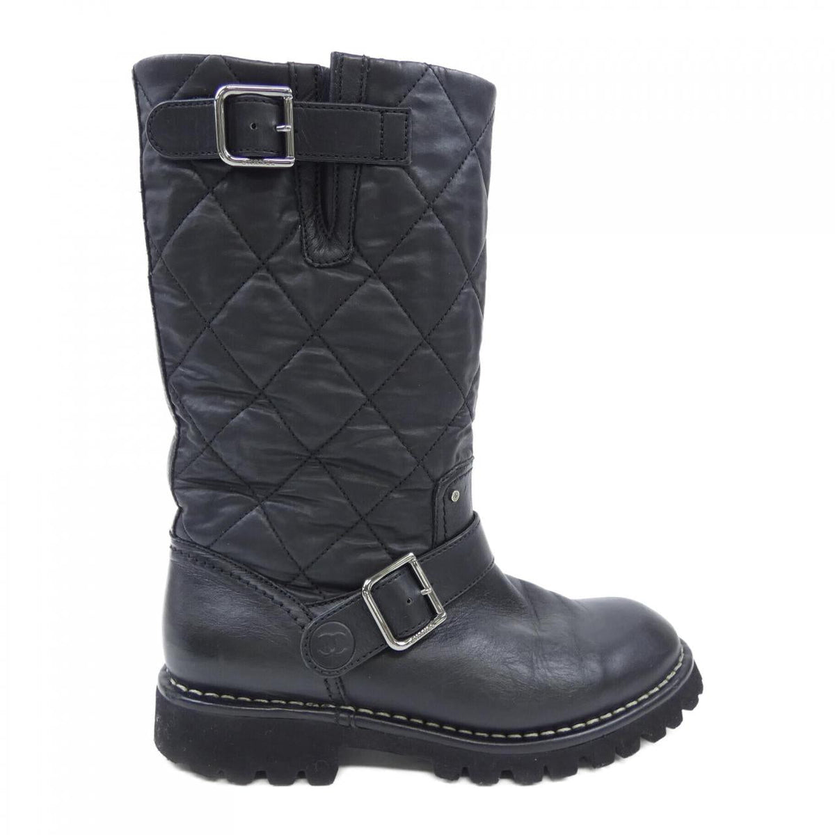 Chanel G26590 Shearling Boots