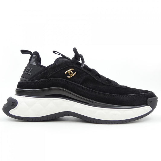 Chanel G45331B14494 Suede Calfskin Sneakers