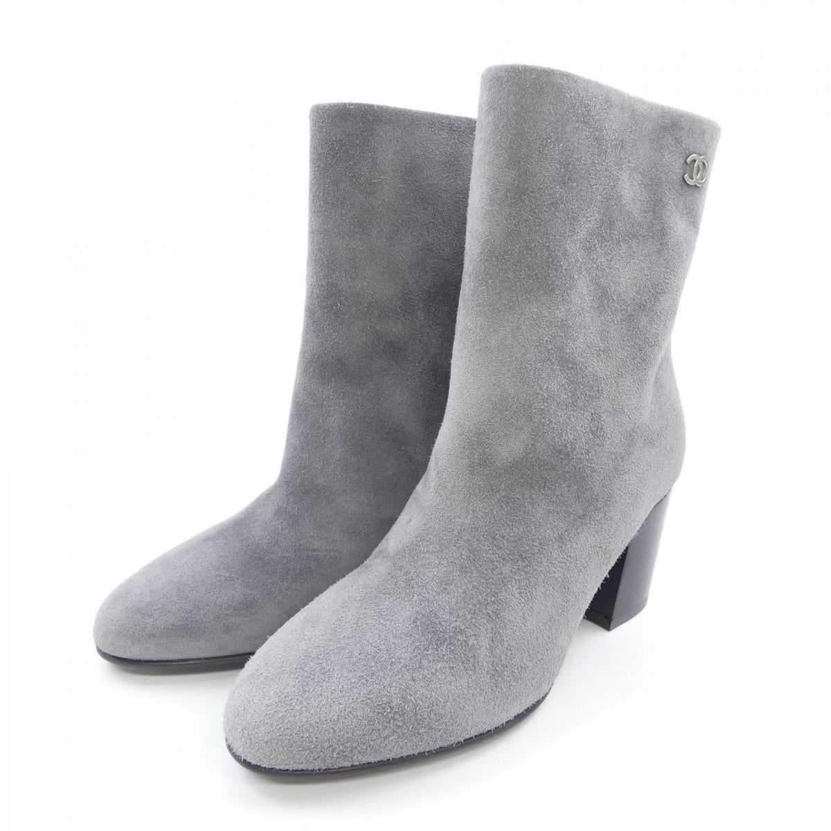 Chanel G32213X48015 Suede Calfskin Boots