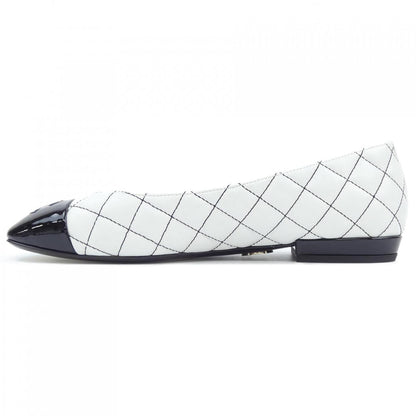 Chanel G39376Y56115 Lambskin Patent Calfskin Flat Shoes