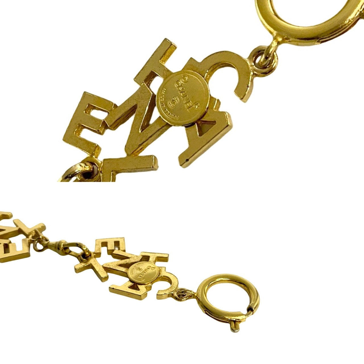 CHANEL Necklace Gold Plated gold