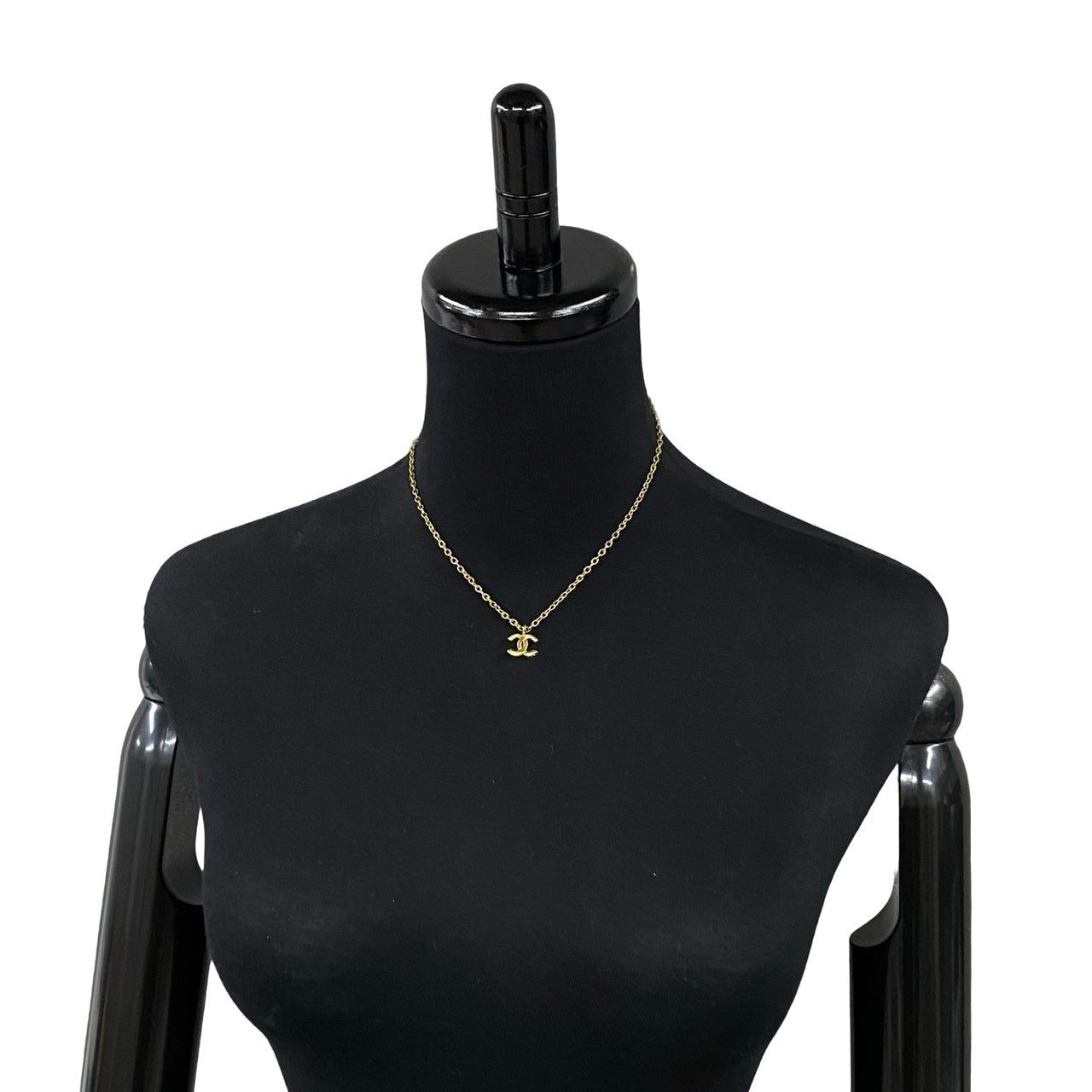 CHANEL Necklace Gold Plated gold