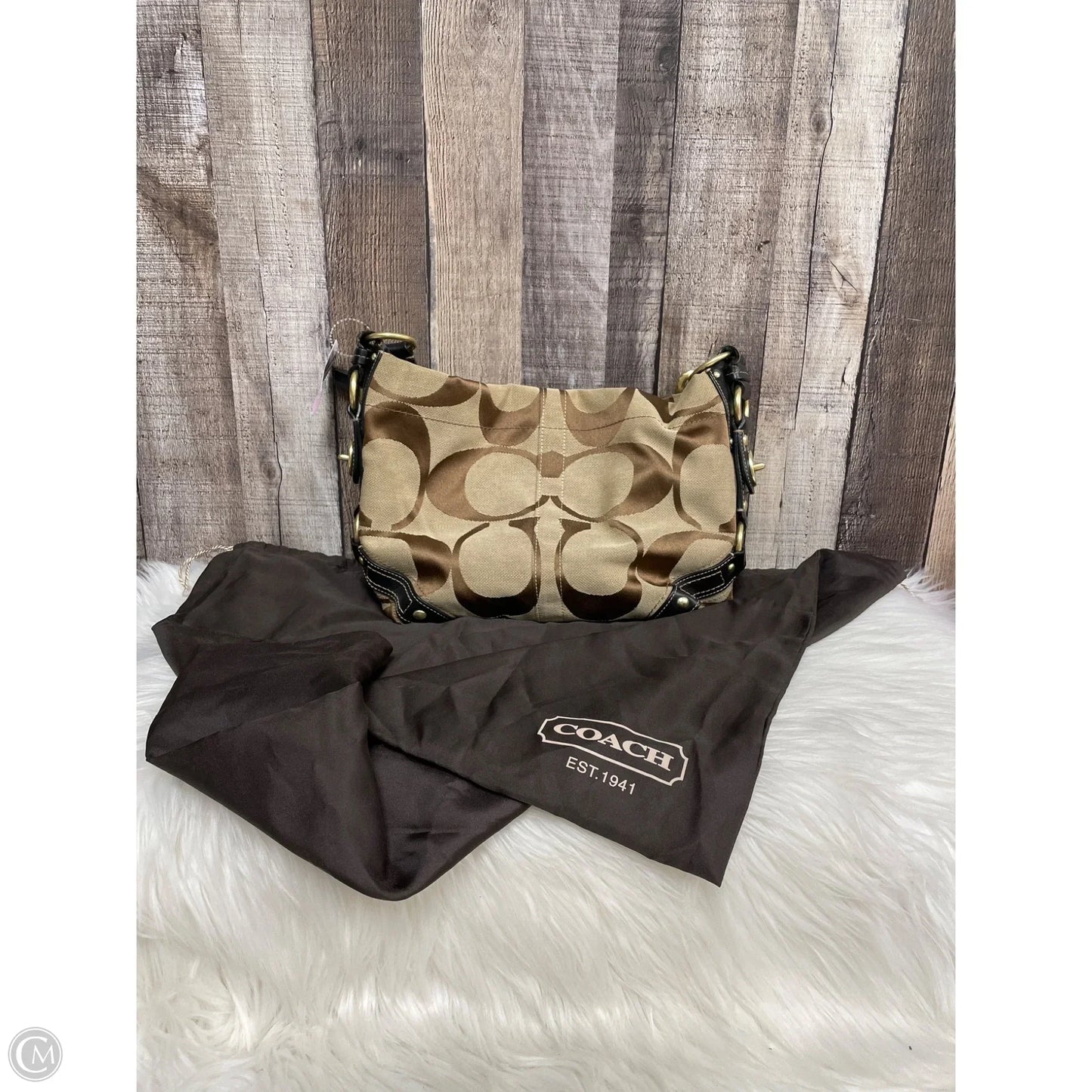 Handbag Designer By Coach, Size: Medium