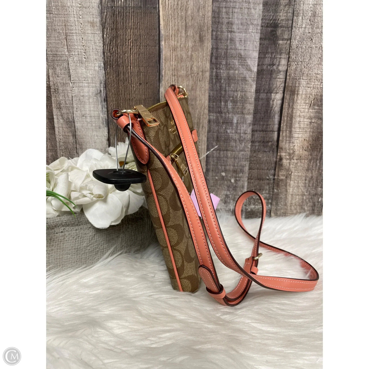 Crossbody Designer By Coach, Size: Medium