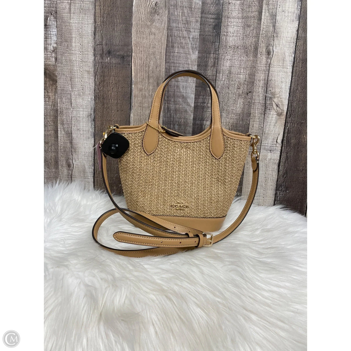 Crossbody Designer By Coach, Size: Medium