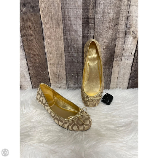 Shoes Designer By Coach In Beige, Size: 8.5