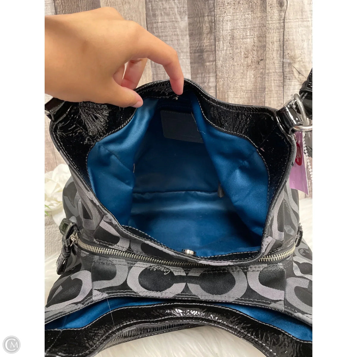Handbag Designer By Coach, Size: Medium