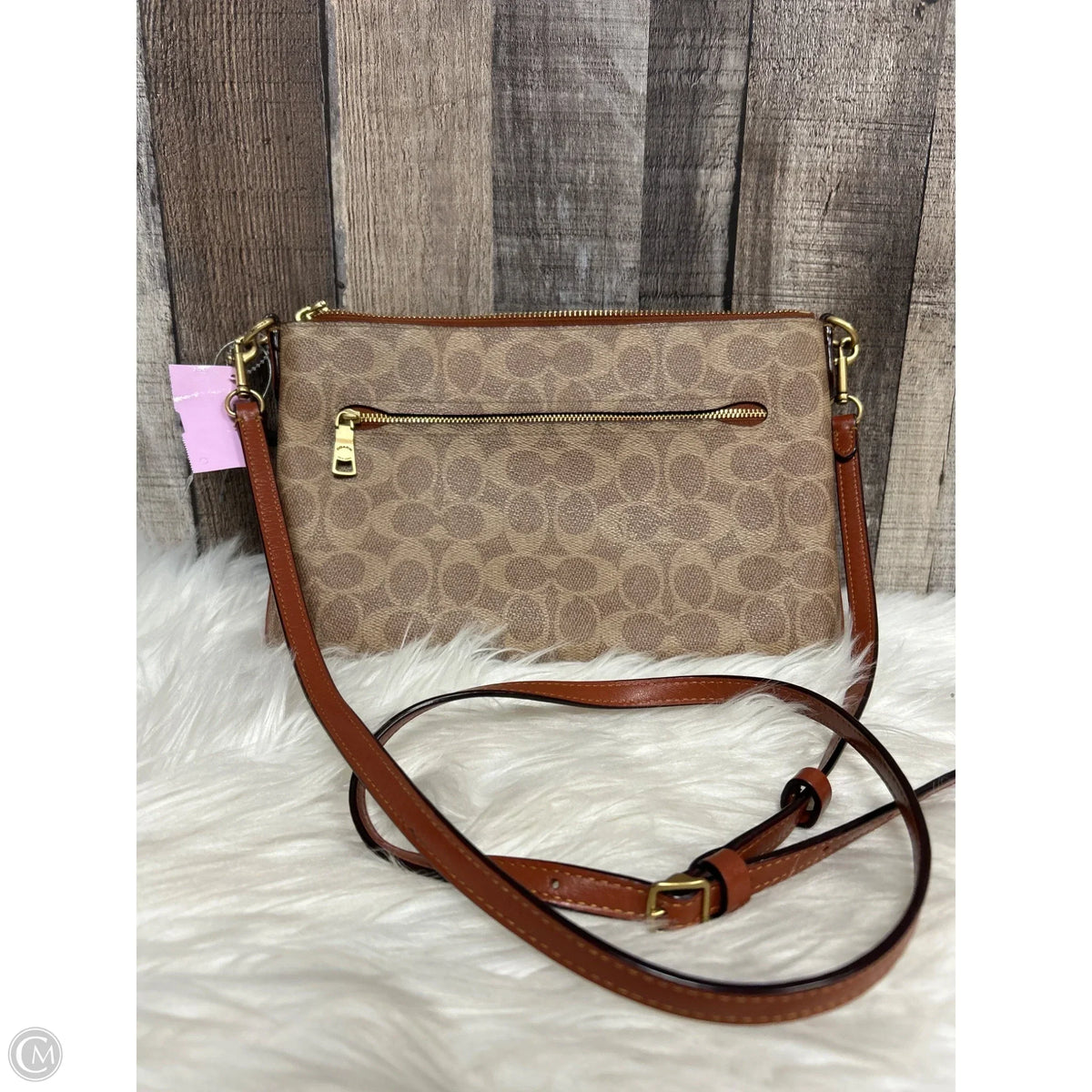 Crossbody Designer By Coach, Size: Medium