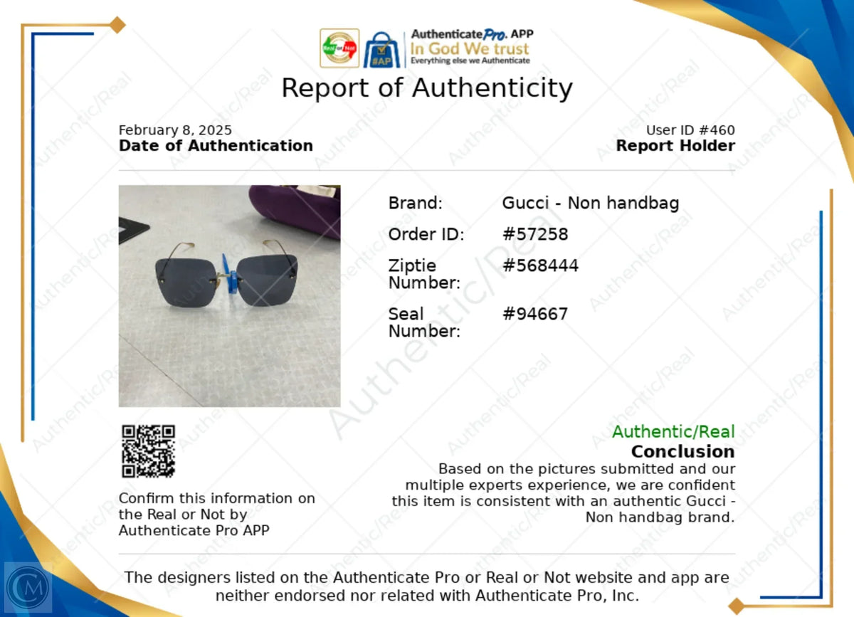 Sunglasses Luxury Designer By Gucci
