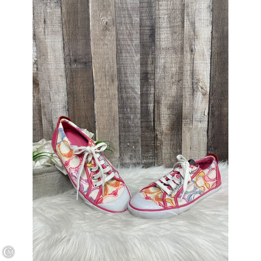 Shoes Designer By Coach In Multi-colored, Size: 8