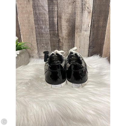 Shoes Designer By Coach In Black & White, Size: 8
