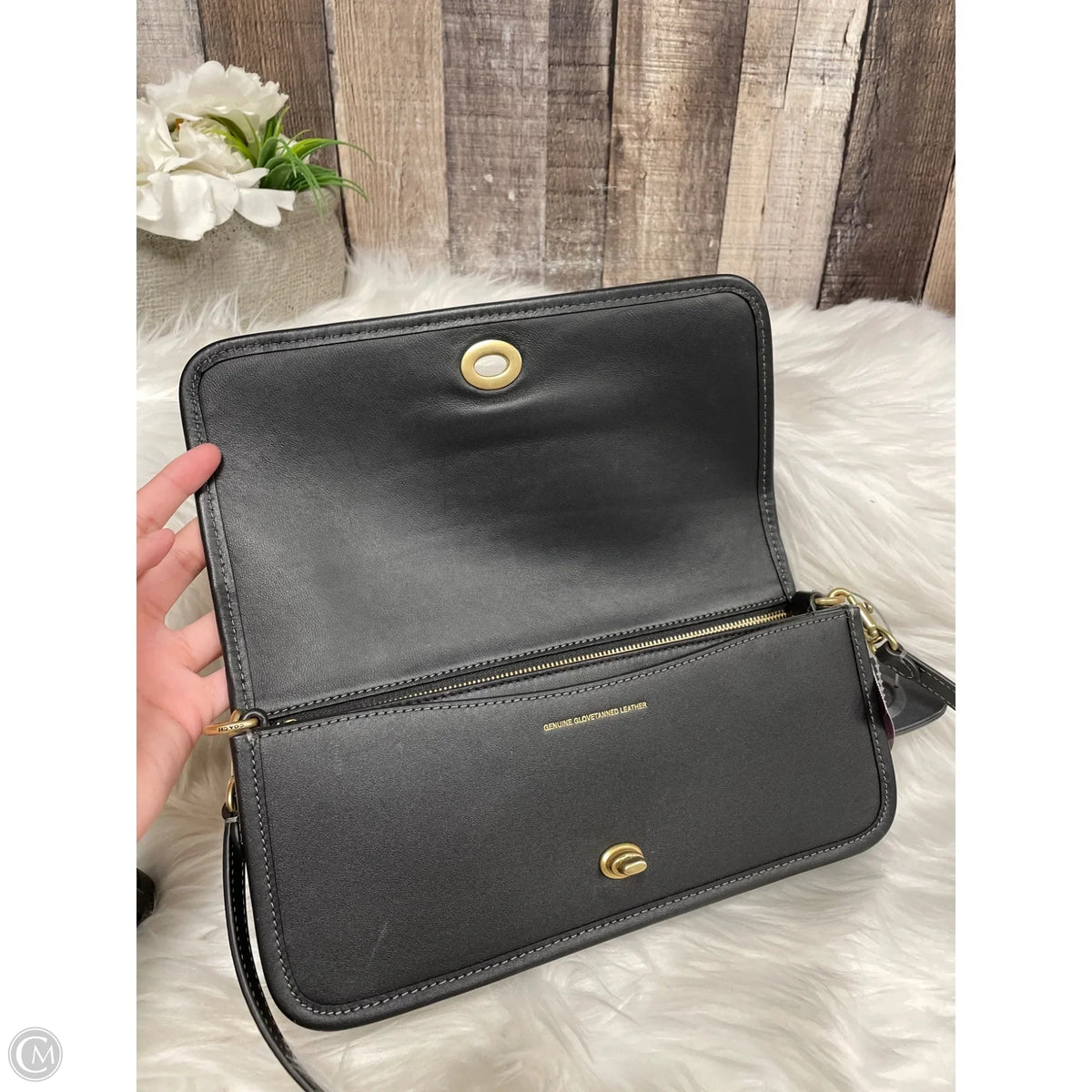 Crossbody Designer By Coach, Size: Medium