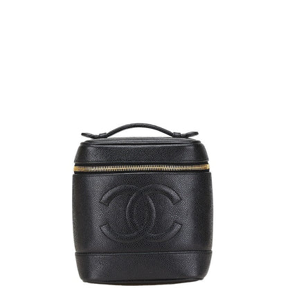 Chanel Coco Mark Caviar Vanity Bag