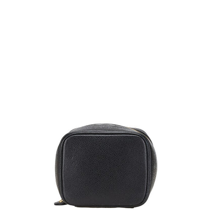 Chanel Coco Mark Caviar Vanity Bag