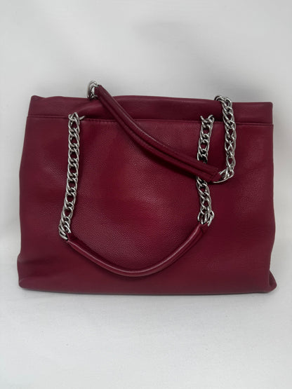 Chanel Caviar Leather Timeless CC Pleated Large Tote BJ-