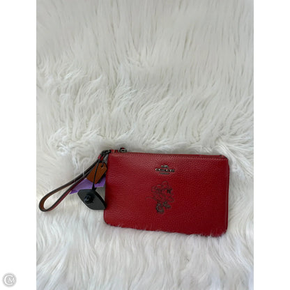 Wristlet Designer By Coach, Size: Large