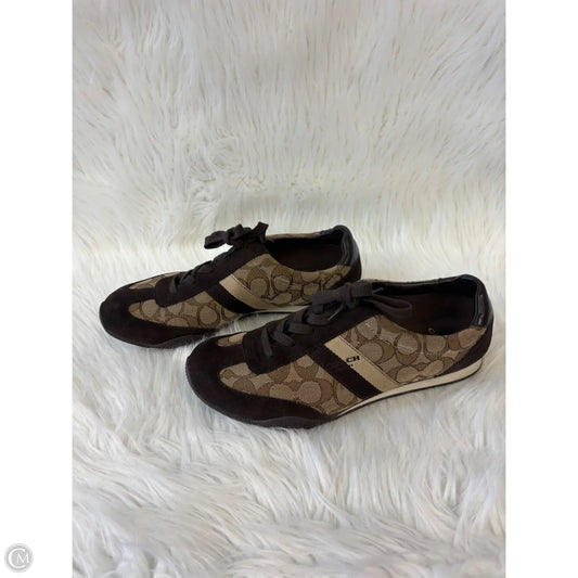 Shoes Designer By Coach In Brown, Size: 9