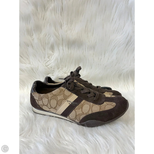 Shoes Designer By Coach In Brown, Size: 9