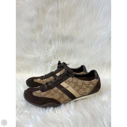 Shoes Designer By Coach In Brown, Size: 9