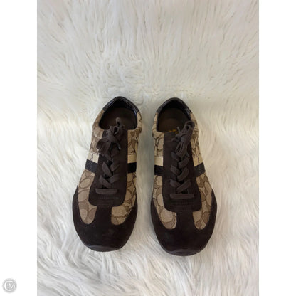 Shoes Designer By Coach In Brown, Size: 9