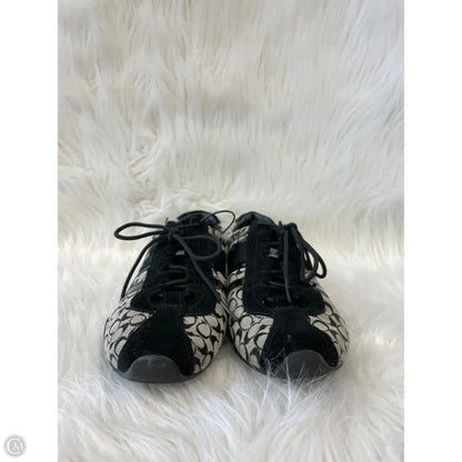 Shoes Designer By Coach In Black & Grey, Size: 9