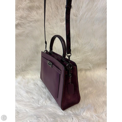 Handbag Designer By Coach, Size: Large